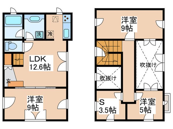 練馬区羽沢２丁目戸建ての物件間取画像